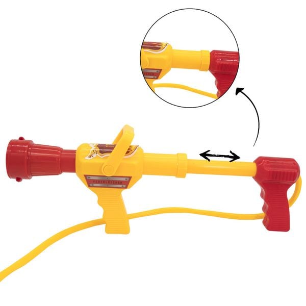 Produktbild: Idena Kinder-Feuerwehr-Wasserspritze mit verstellbarer D&uuml;se 2,2l Wassertank 40cm