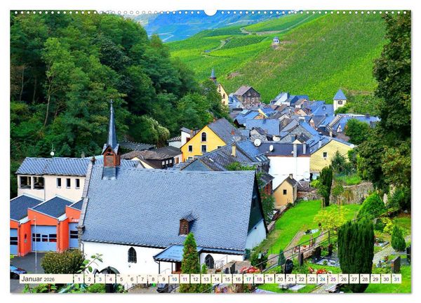 Produktbild: Bernkastel-Cues an der Mosel (hochwertiger Premium Wandkalender 2026 DIN A2 quer), Kunstdruck in Hochglanz