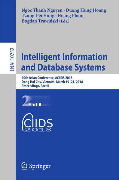 Produktbild: Intelligent Information and Database Systems