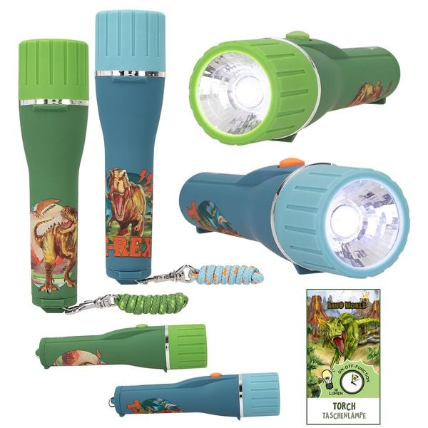 Produktbild: Dino World Taschenlampe mit Timer