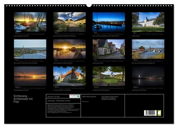 Produktbild: Schleswig - Schleistadt mit Flair (Wandkalender 2026 DIN A2 quer), CALVENDO Monatskalender
