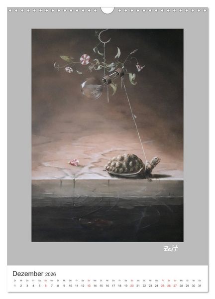 Produktbild: ART der Stille (Wandkalender 2026 DIN A3 hoch), CALVENDO Monatskalender