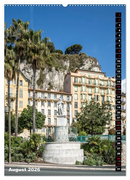 Produktbild: Idyllisches Nizza (hochwertiger Premium Wandkalender 2026 DIN A2 hoch), Kunstdruck in Hochglanz