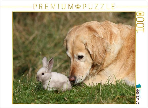 Produktbild: CALVENDO Puzzle Ein Motiv aus dem Kalender Tierkinder klein und s&uuml;&szlig; | 1000 Teile Lege-Gr&ouml;&szlig;e 64x48cm Foto-Puzzle f&uuml;r gl&uuml;ckliche Stunden