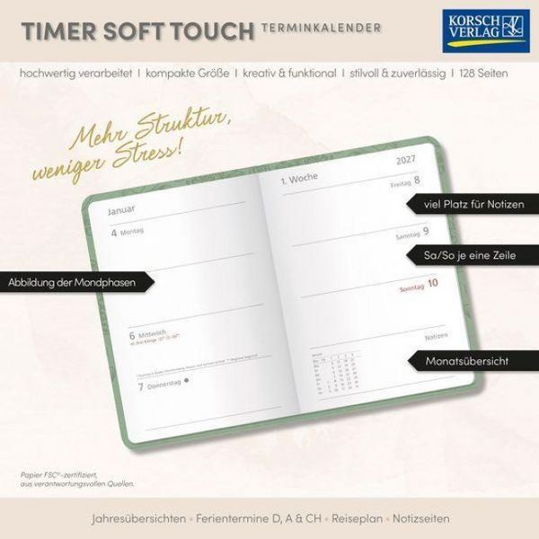 Produktbild: Timer Soft Touch salbei 2027