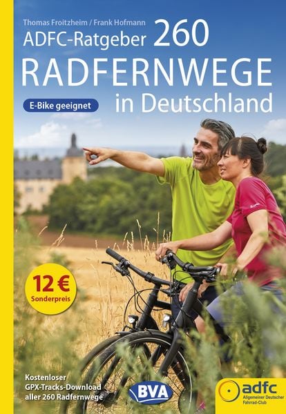Produktbild: ADFC-Ratgeber 260 Radfernwege in Deutschland