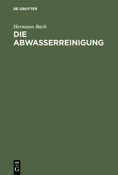 Produktbild: Die Abwasserreinigung