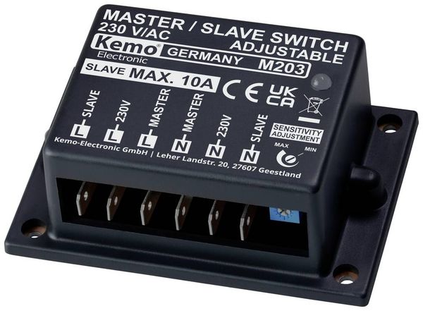 Produktbild: Kemo M203 Master Slave Schalter Baustein 230 V/AC