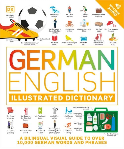 Produktbild: German English Illustrated Dictionary