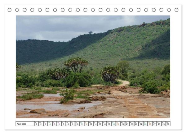 Produktbild: Karibu - Landschaften in Kenia (Tischkalender 2026 DIN A5 quer), CALVENDO Monatskalender