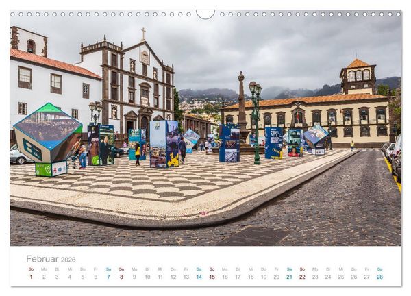 Produktbild: Funchal - Madeiras stolze Hauptstadt (Wandkalender 2026 DIN A3 quer), CALVENDO Monatskalender