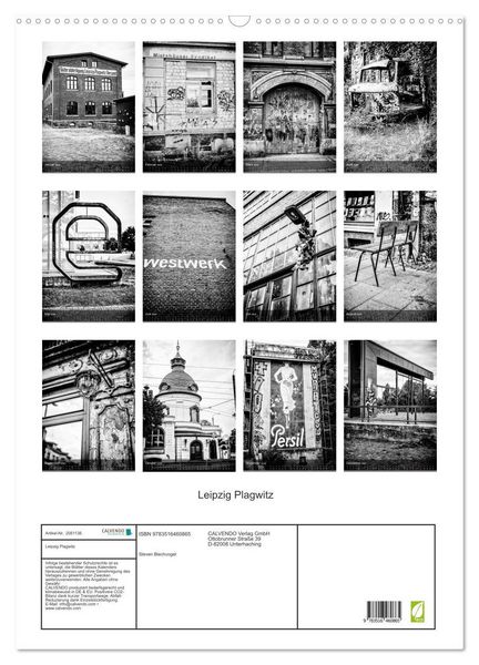 Produktbild: Leipzig Plagwitz (Wandkalender 2026 DIN A2 hoch), CALVENDO Monatskalender