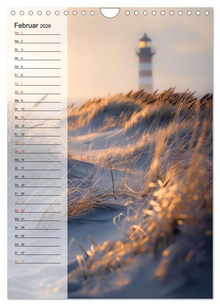 Produktbild: Maritim, Deutschlands K&uuml;sten (Wandkalender 2026 DIN A4 hoch), CALVENDO Monatskalender