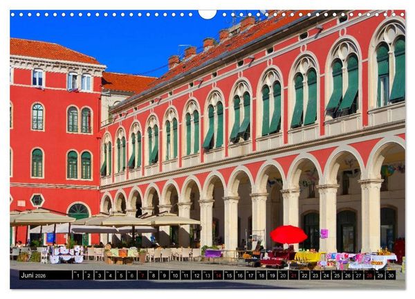Produktbild: Split Metropole Dalmatiens (Wandkalender 2026 DIN A3 quer), CALVENDO Monatskalender