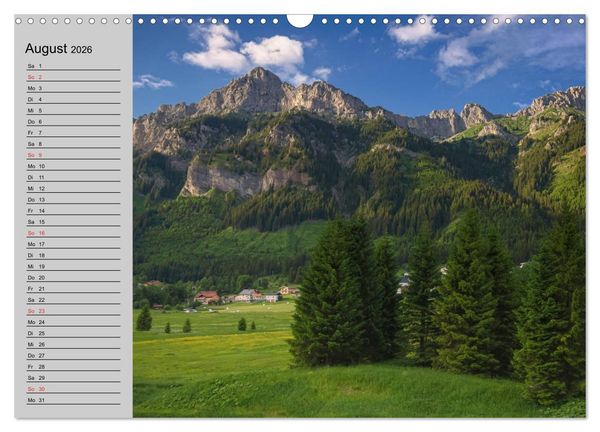 Produktbild: Tannheimer Tal (Wandkalender 2026 DIN A3 quer), CALVENDO Monatskalender