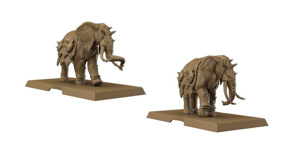 Produktbild: Song of Ice & Fire - Golden Company War Elephants (Kriegselefanten der Goldenen Kompanie) DE/EN/ES/FR