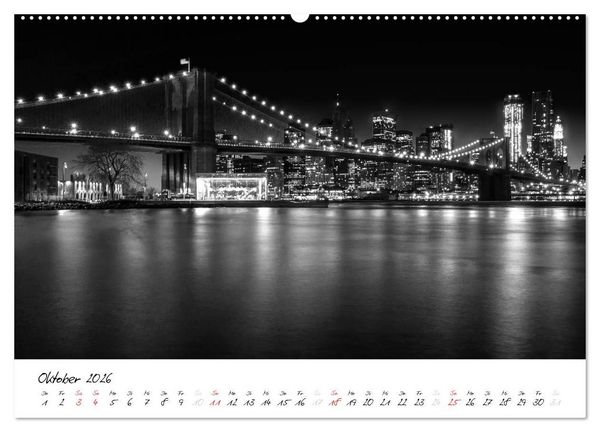 Produktbild: New York &ndash; The Big Apple (hochwertiger Premium Wandkalender 2026 DIN A2 quer), Kunstdruck in Hochglanz