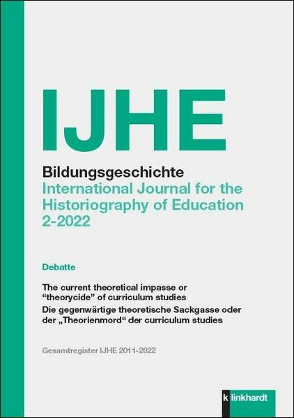 Produktbild: IJHE Bildungsgeschichte