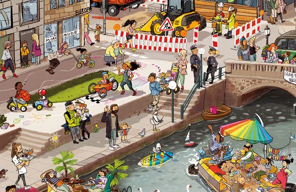 Produktbild: Hamburg Wimmelbuch