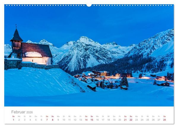 Produktbild: TRAUMZIELE DER SCHWEIZ Impressionen (hochwertiger Premium Wandkalender 2026 DIN A2 quer), Kunstdruck in Hochglanz