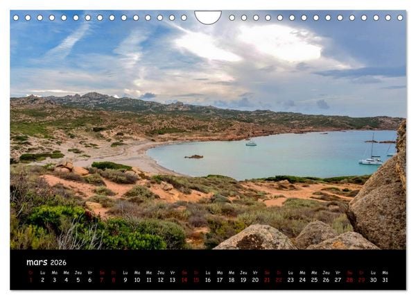 Produktbild: La Corse de plage en plage (Calendrier mural 2026 DIN A4 vertical), CALVENDO calendrier mensuel