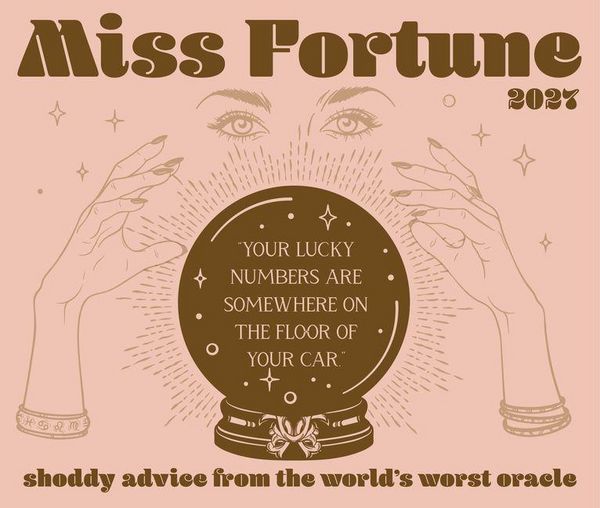 Produktbild: Miss Fortune: Slightly Psychic, Mostly Clueless 2027 5.4 X 6.2 Box Calendar