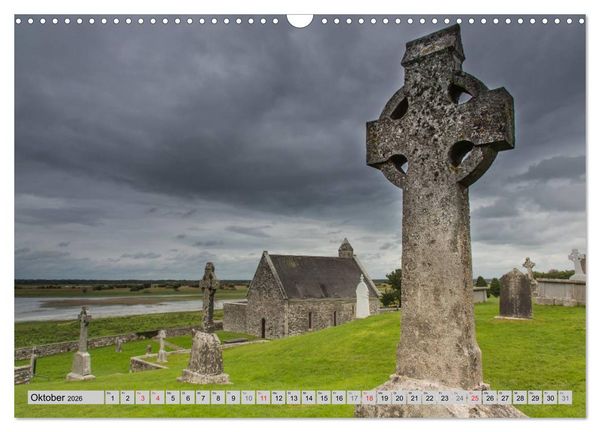 Produktbild: IRLAND - Geheimnisvolle Abteien (Wandkalender 2026 DIN A3 quer), CALVENDO Monatskalender