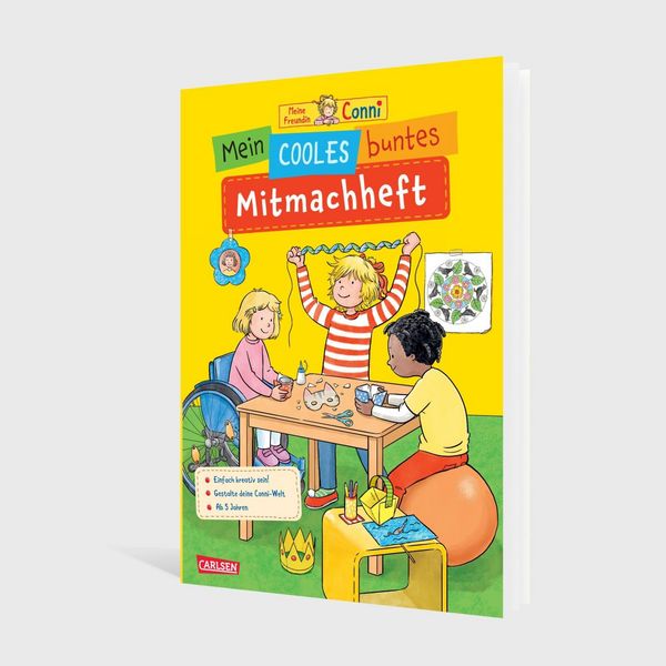 Produktbild: Conni Gelbe Reihe (Besch&auml;ftigungsbuch): Mein cooles buntes Mitmachheft