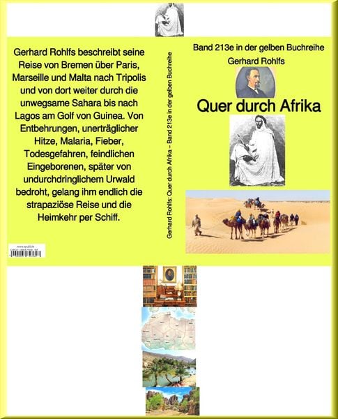 Produktbild: Quer durch Afrika - Band 213e in der gelben Buchreihe - bei J&uuml;rgen Ruszkowski