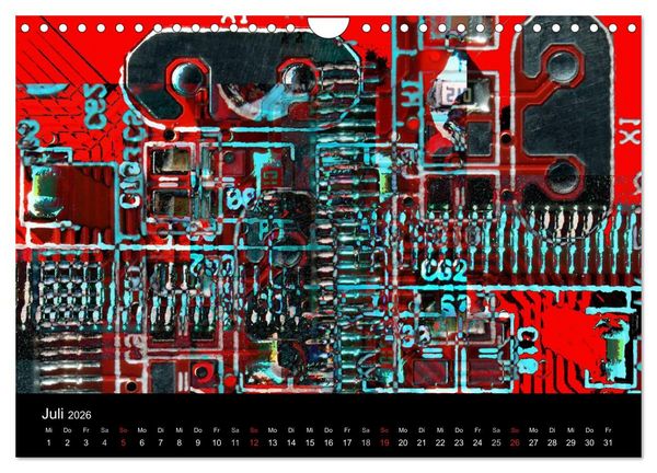 Produktbild: Computer ganz nah (Wandkalender 2026 DIN A4 quer), CALVENDO Monatskalender