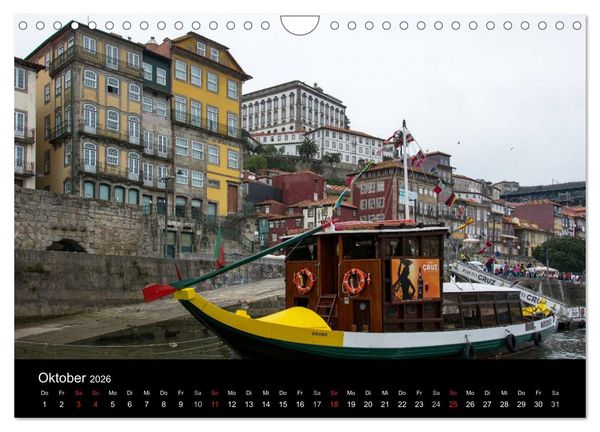 Produktbild: Glanzlichter Portugals (Wandkalender 2026 DIN A4 quer), CALVENDO Monatskalender