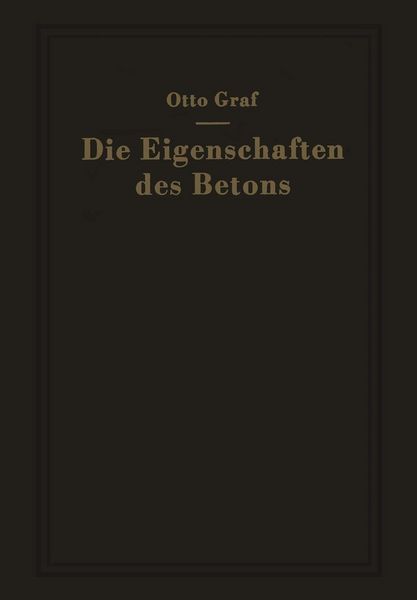 Produktbild: Die Eigenschaften des Betons