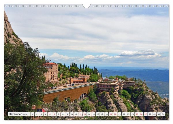 Produktbild: MONTSERRAT in Katalonien (Wandkalender 2026 DIN A3 quer), CALVENDO Monatskalender