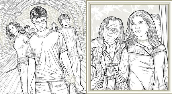 Produktbild: Harry Potter - Zauberhafte Ausmalwelt