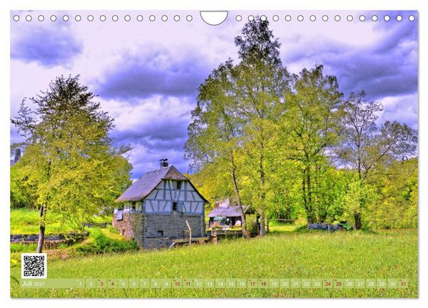 Produktbild: Kirchberg Hunsr&uuml;ck Impressionen (Wandkalender 2027 DIN A4 quer), CALVENDO Monatskalender