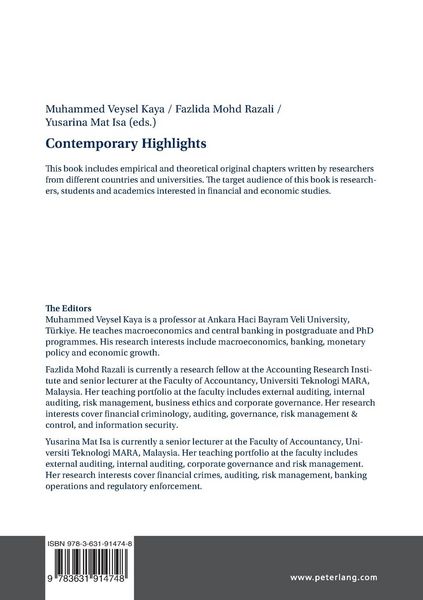 Produktbild: Contemporary Highlights: Risk Navigation in Financial Criminology