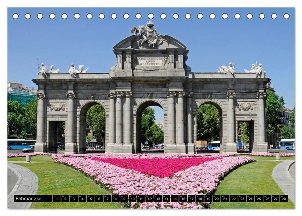 Produktbild: Madrid (Tischkalender 2026 DIN A5 quer), CALVENDO Monatskalender