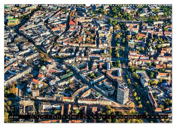 Produktbild: Hannover - Luftige Einblicke (hochwertiger Premium Wandkalender 2026 DIN A2 quer), Kunstdruck in Hochglanz