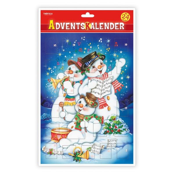 Produktbild: Tr&ouml;tsch Adventskalender Schneemann-Kapelle Adventskalender mit T&uuml;rchen