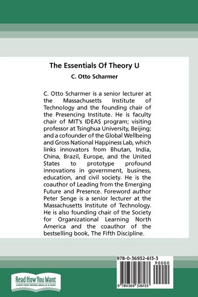 Produktbild: The Essentials of Theory U