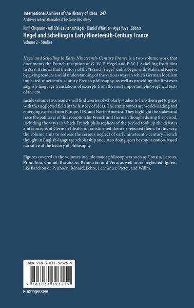 Produktbild: Hegel and Schelling in Early Nineteenth-Century France