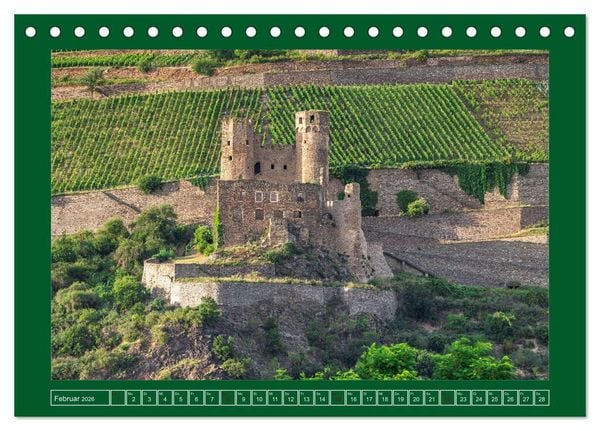 Produktbild: Romantische Ruinen (Tischkalender 2026 DIN A5 quer), CALVENDO Monatskalender