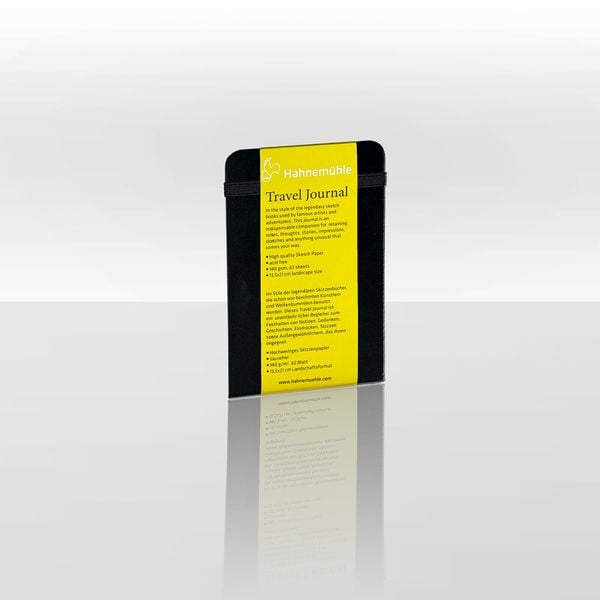 Produktbild: Hahnem&uuml;hle Papier Travel Journal, 13,5 x 21 cm Hochformat, 140 g/m&sup2;