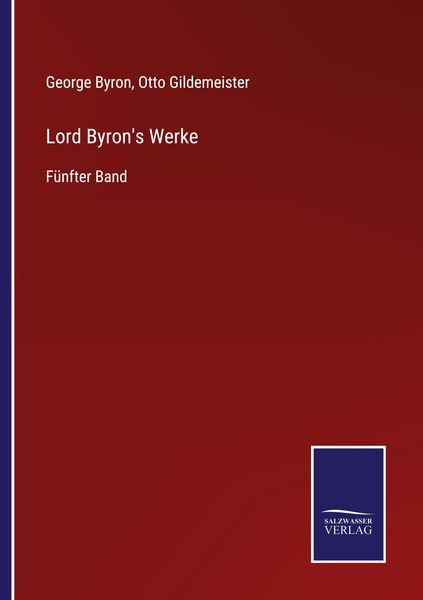 Produktbild: Lord Byron's Werke