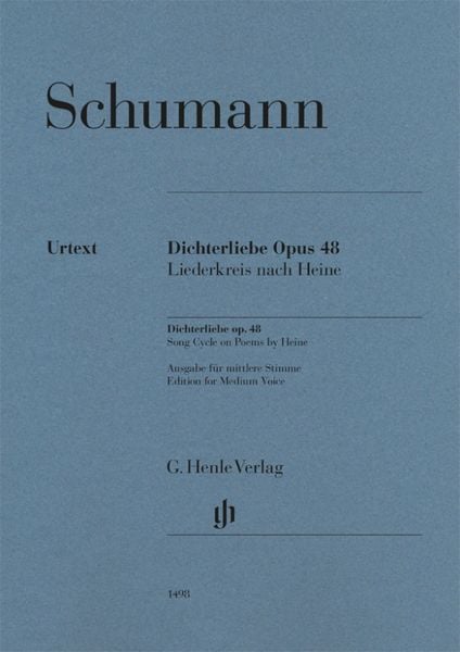 Produktbild: Robert Schumann - Dichterliebe op. 48