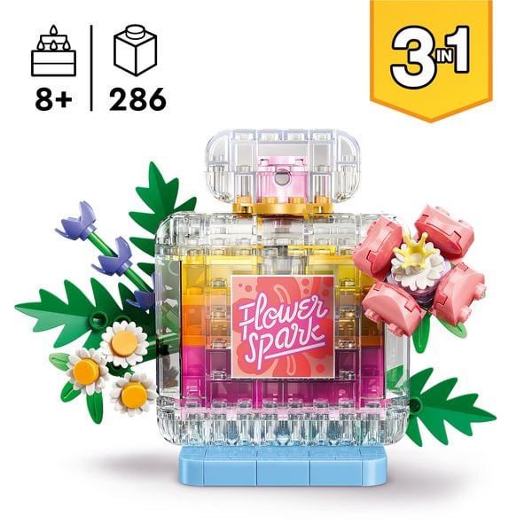 Produktbild: LEGO Creator 3-in-1-Set 31383 Parf&uuml;mflasche mit Blumendeko