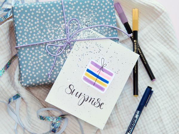 Produktbild: edding 1340 glitzer Pinselstift 4er Set