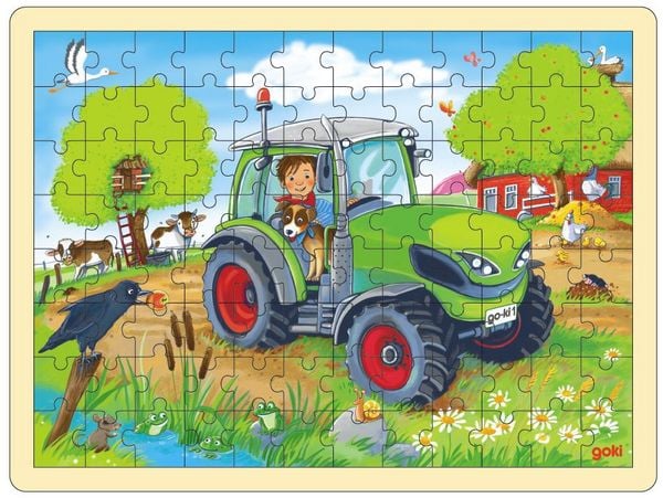 Produktbild: Einlegepuzzle Traktor