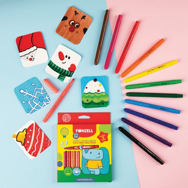 Produktbild: Marker auswaschbar kids 12er