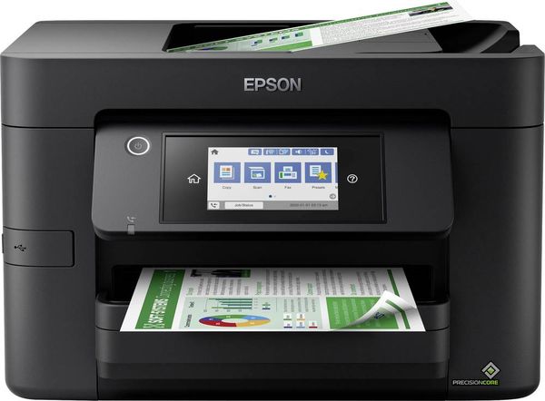 Epson WorkForce Pro WF-4820DWF Multifunktionsdrucker Tintenstrahl Farbe A4 Drucker, Scanner, Kopierer, Fax Duplex, LAN, 